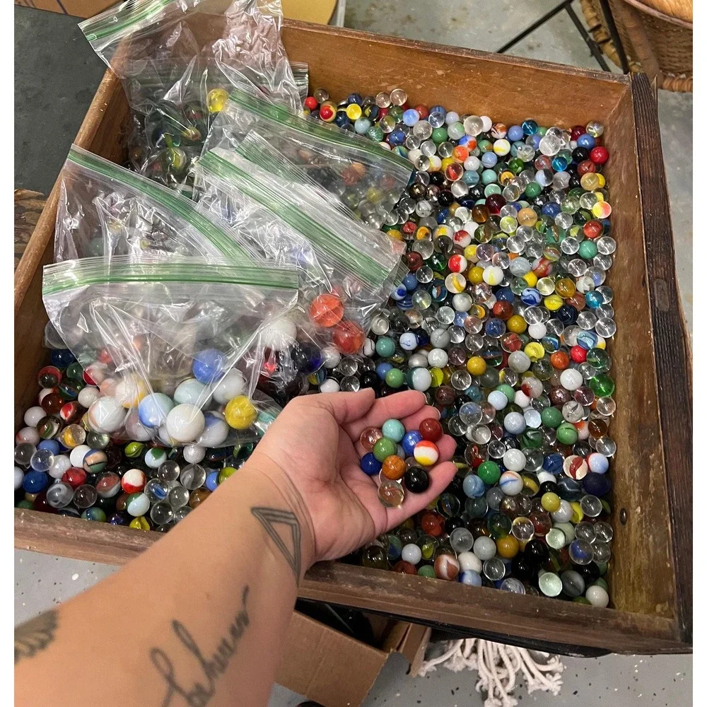 Vintage Marbles Set: 40+ Mixed Glass Marble Instant Collection‎ - Picture 2 of 4